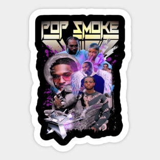 Pop Smoke Retro Sticker